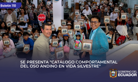 Se presenta “Catálogo Comportamental del Oso Andino en Vida Silvestre”