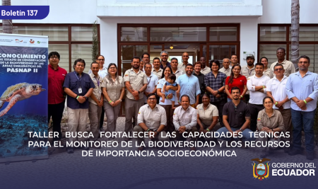 Taller busca fortalecer las capacidades técnicas para el monitoreo de la biodiversidad y los recursos de importancia socioeconómica